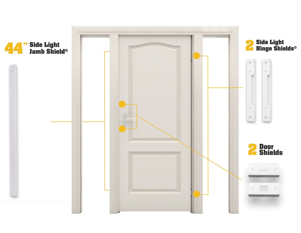 Door Armor PRO Side Light Door Security Kit (Scratch and Dent)