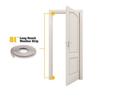 81 Inch Long Reach Bronze Weatherstrip: Seal Doors Like a Pro