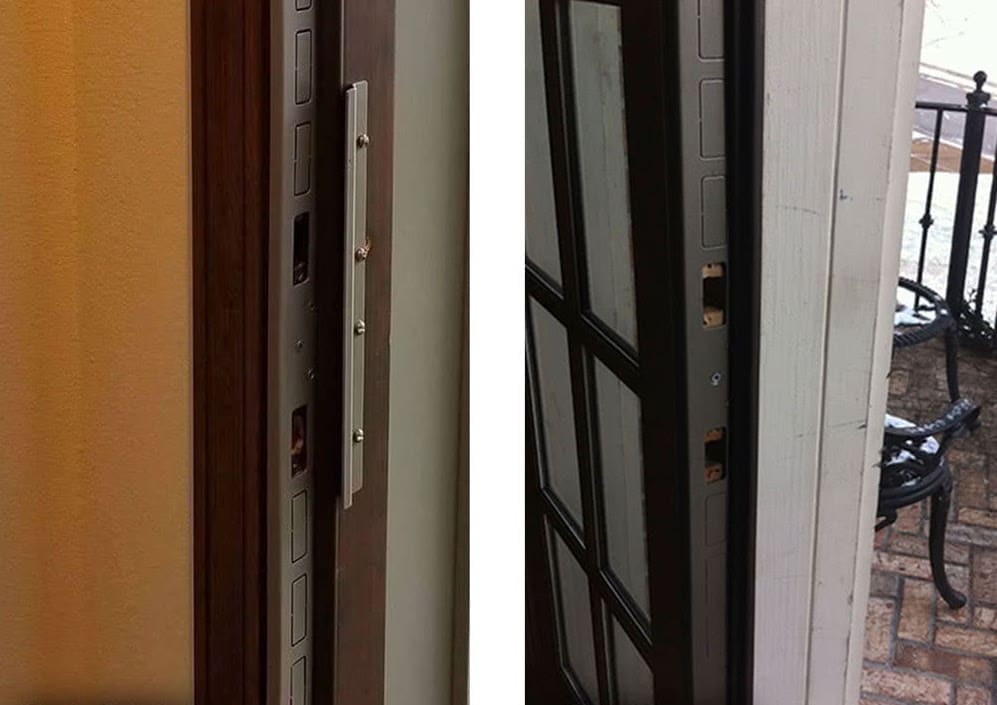 PRO MAX Single Door Security Kit with Door Armor Jamb & Hinge Shields